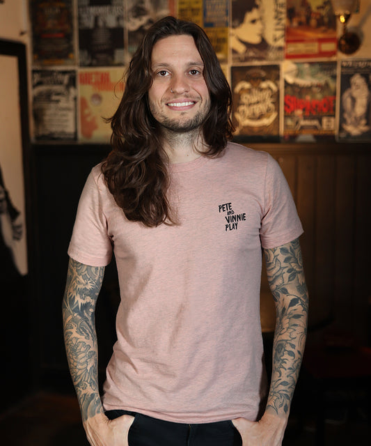 The Metal 9 Unisex T-Shirt in Pink/Blue